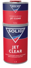 SOLID, Лак с отвердителем, JET CLEAR 2:1, 1 л + 0,5 л