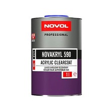 NOVOL, Лак бесцветный акриловый, NOVAKRYL 590 HS 2:1, 1 л + 0,5 л
