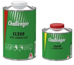 CHALLENGER, Лак с отвердителем, CL250 2K HS + CL650 , 1 л+ 0,5 л
