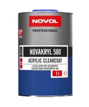 NOVOL, Лак бесцветный акриловый, NOVAKRYL 580 HS, 1 л + 0,5 л (H5120)