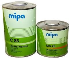 MIPA, Лак акриловый с отверд. MS25, 2K-MS-Klarlack C85, 1 л + 0,5 л